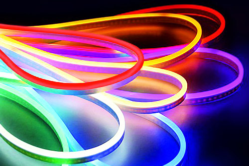 гибкий неон розовый фиолетовый красный купить в минске rgb neon flex гибкий неон 12 вольт