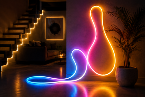 Дюралайт и гибкий светодиодный неон LED в Минске