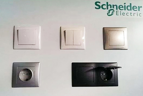 каталог розеток Schneider выключателей шнайдер низкая цена минск купить розетки schneider electric glossa atlas
